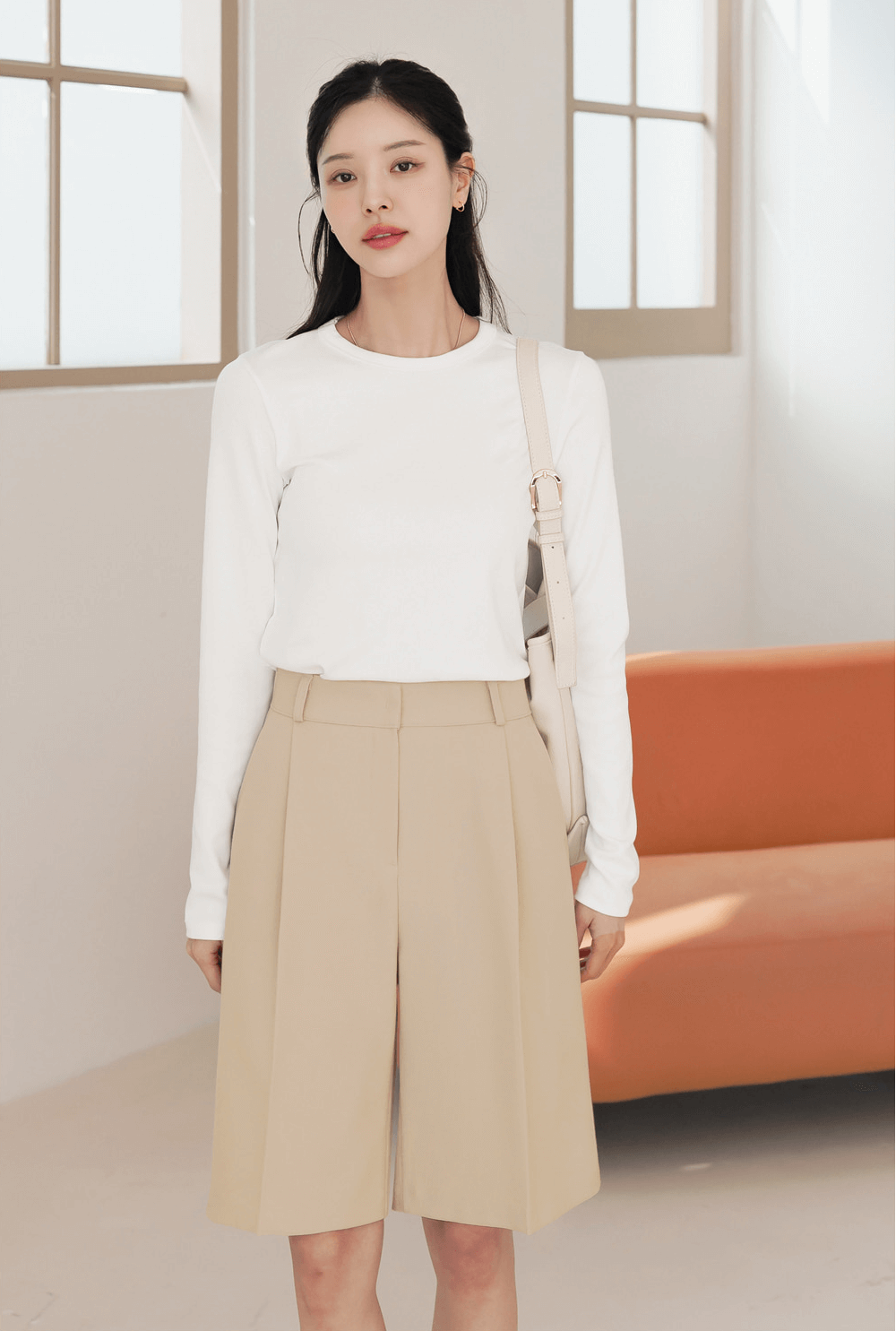 Basic Soft Modal Crew Neck T-Shirt
