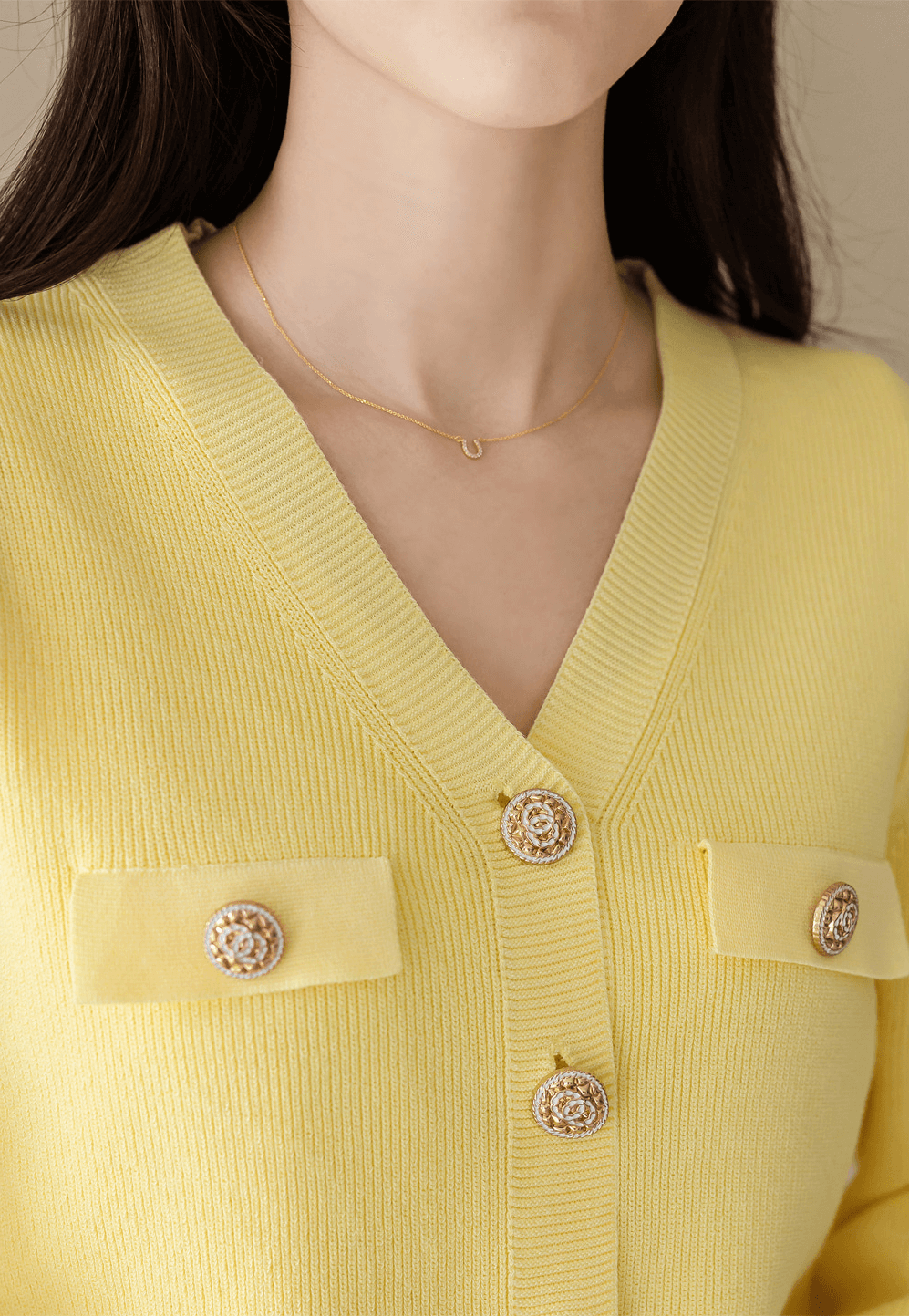 Effortlessly Chic V-Neck Knit Cardigan