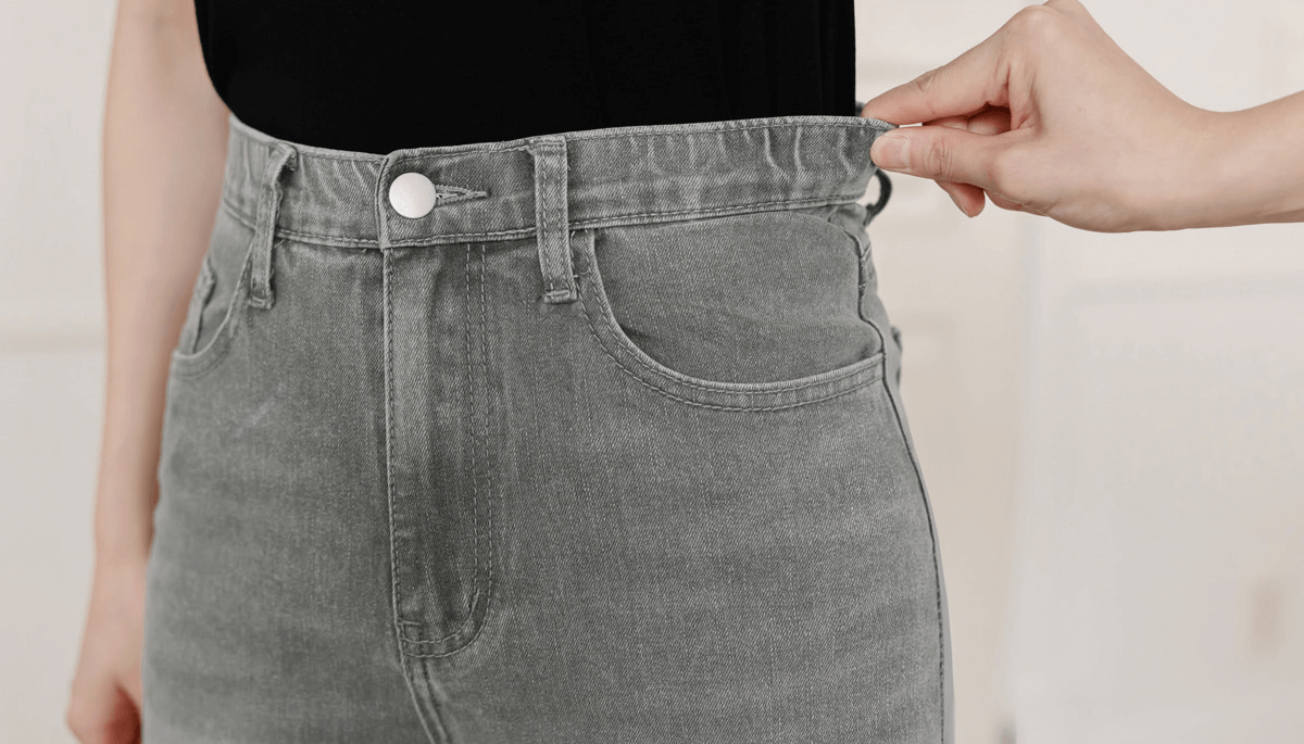 Women's Vintage Washed Stretch Denim Pants