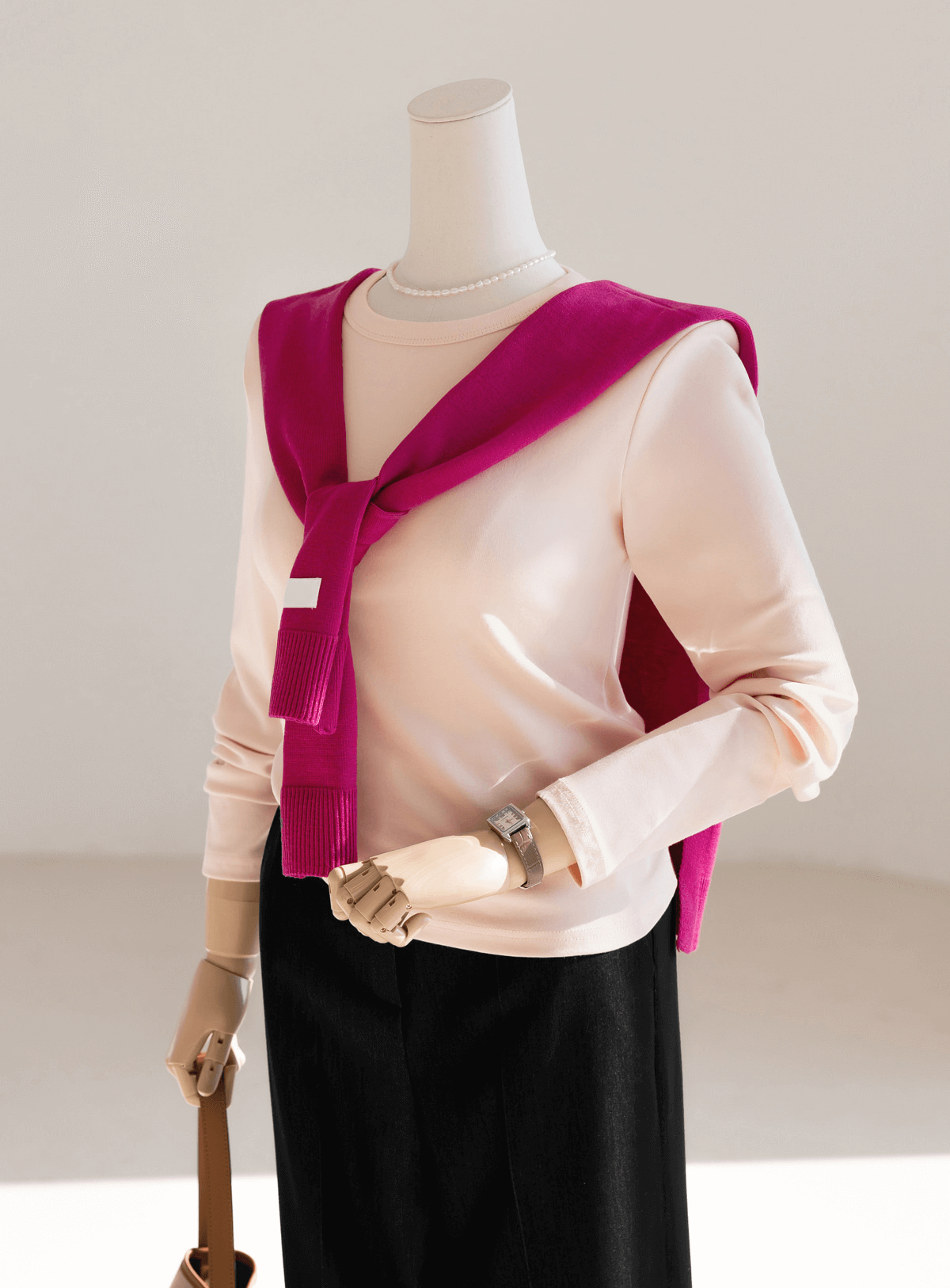 Basic Soft Modal Crew Neck T-Shirt