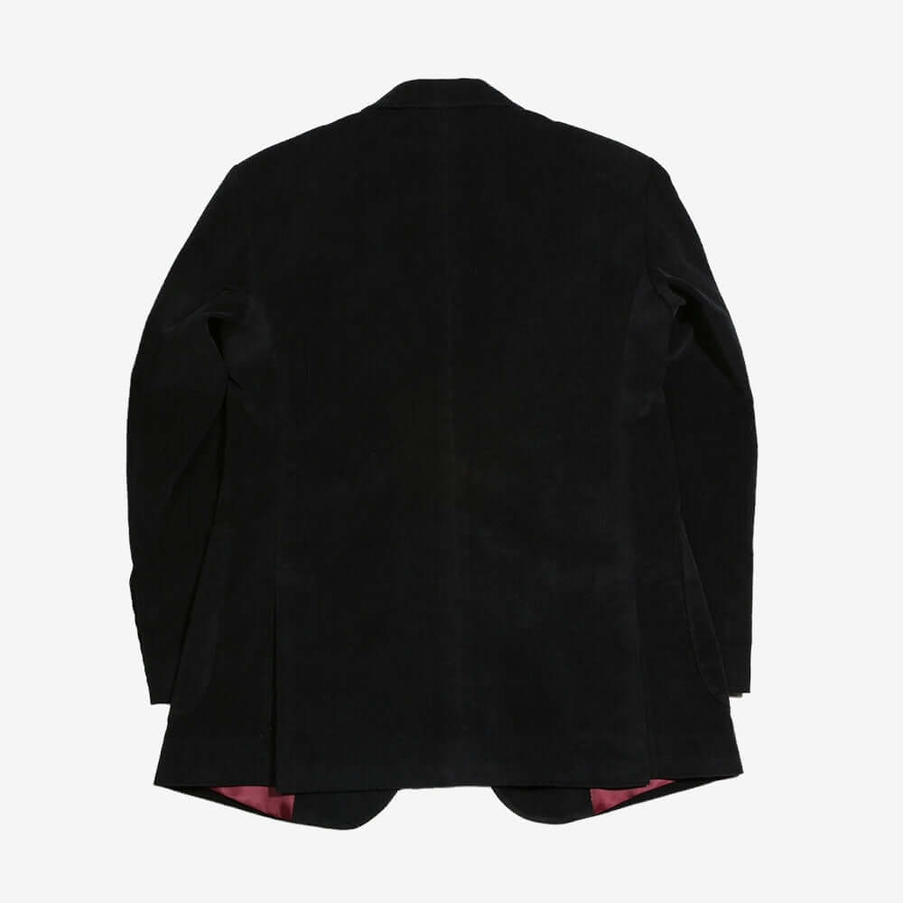 Black Corduroy Single Suit Jacket