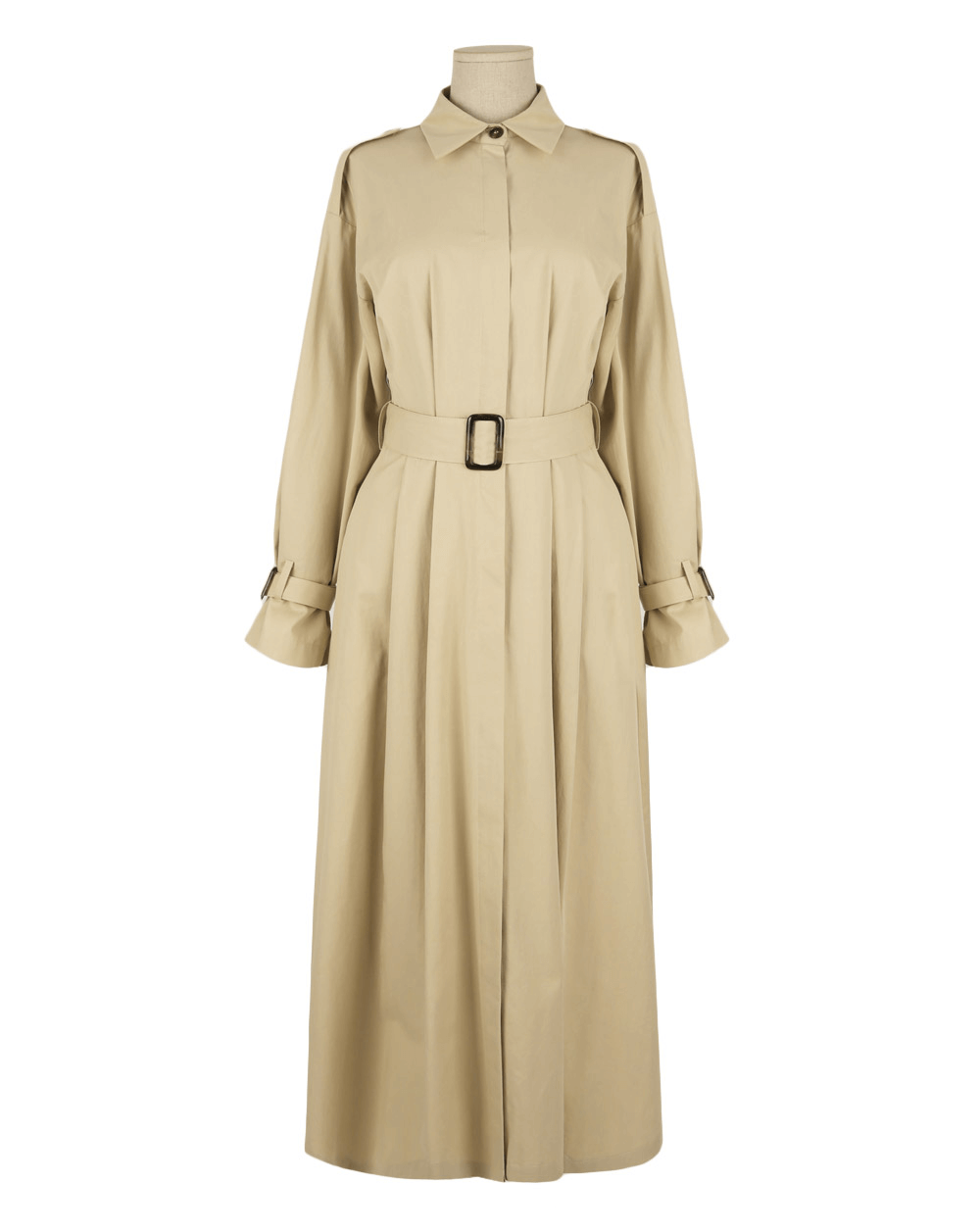 Elegant Modern Charm Trench Belt Dress