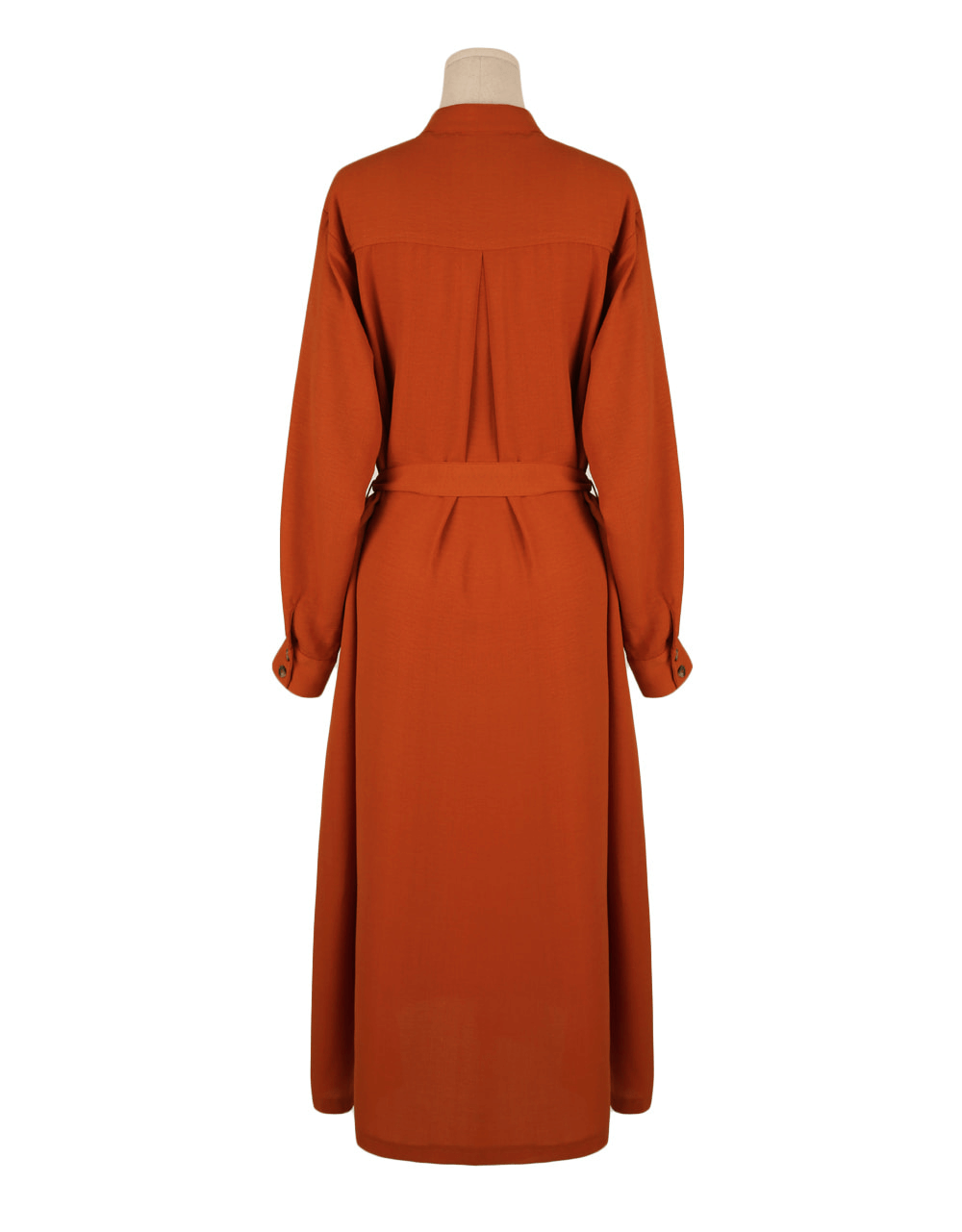 Bold and Elegant Shirt Dress with Pintuck Detail