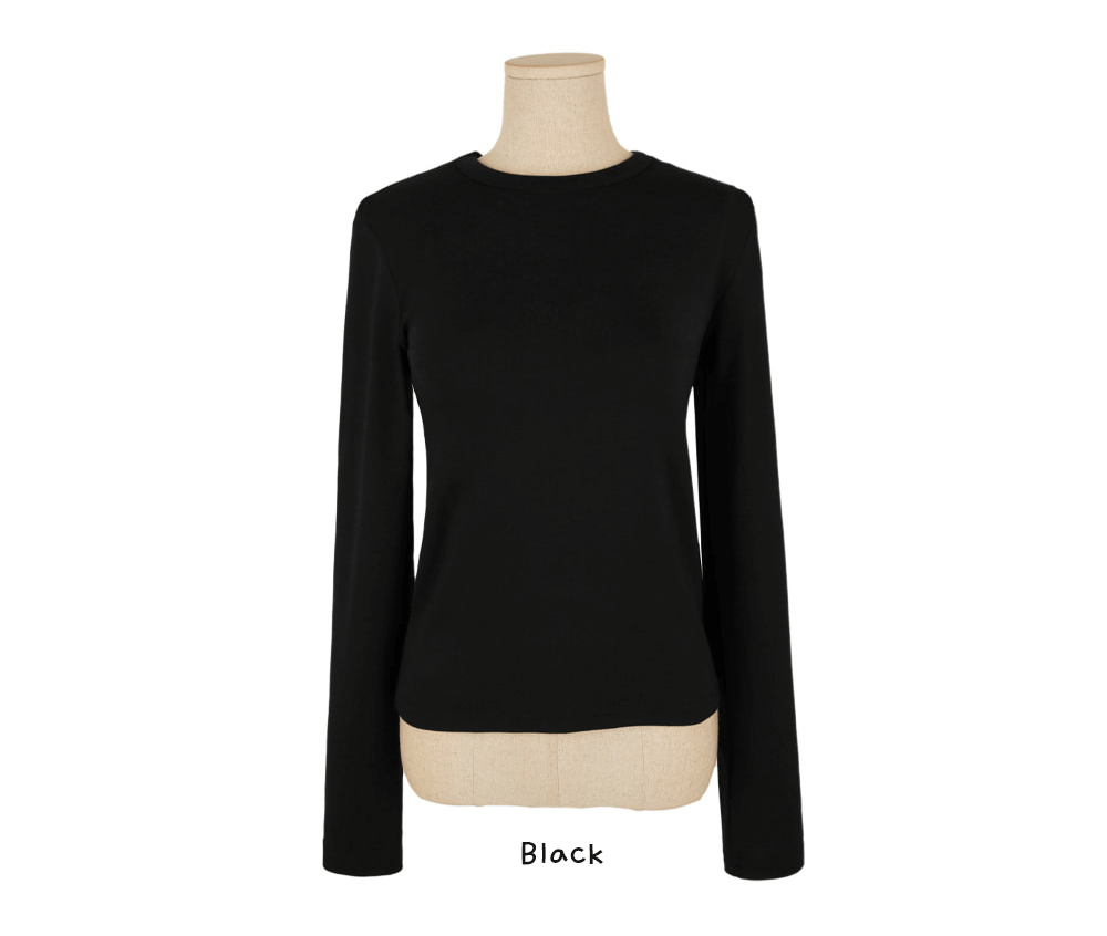 Basic Soft Modal Crew Neck T-Shirt