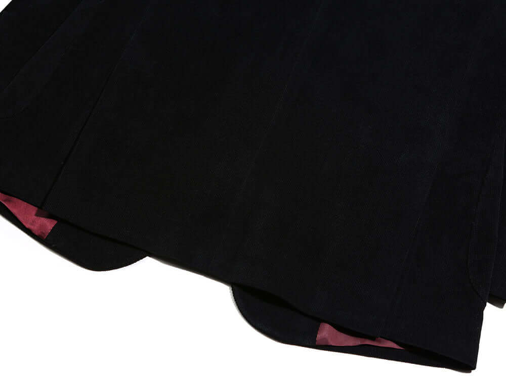Black Corduroy Single Suit Jacket