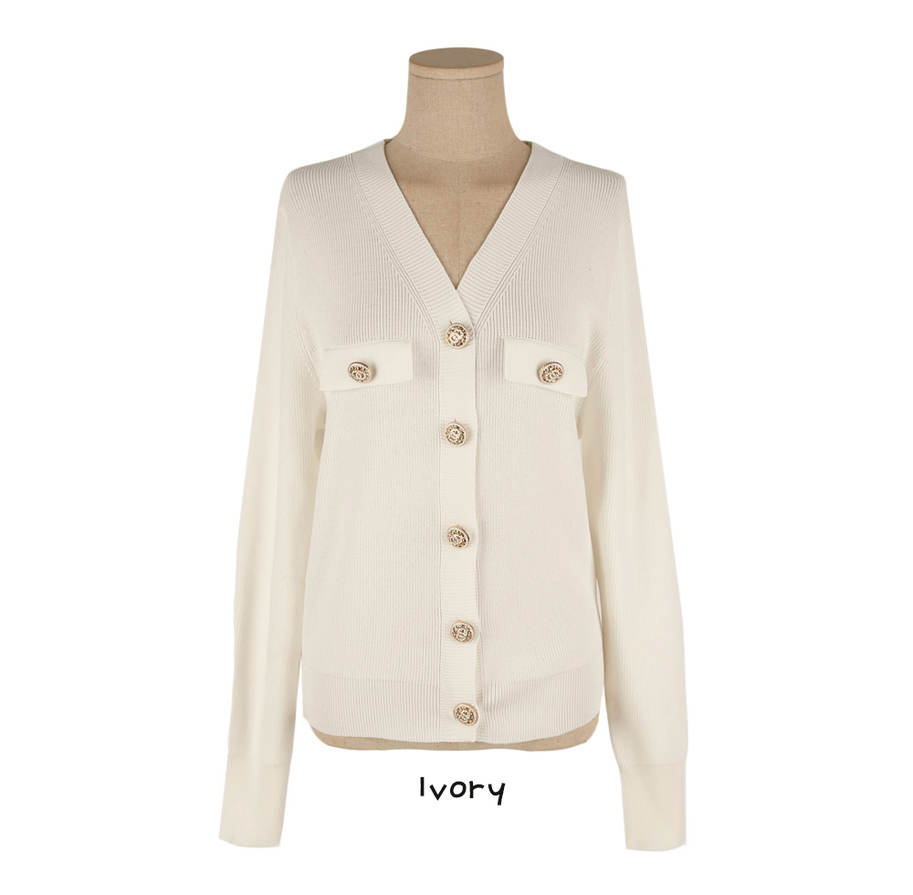 Effortlessly Chic V-Neck Knit Cardigan