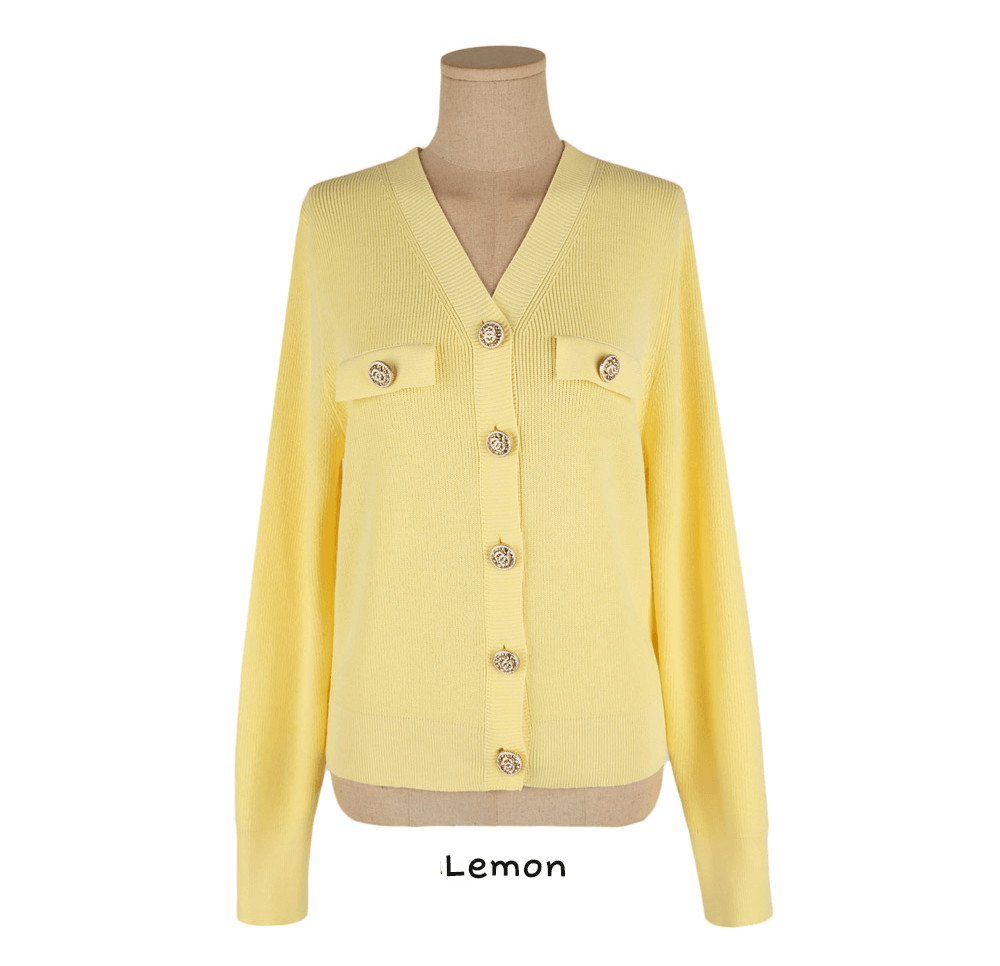 Effortlessly Chic V-Neck Knit Cardigan