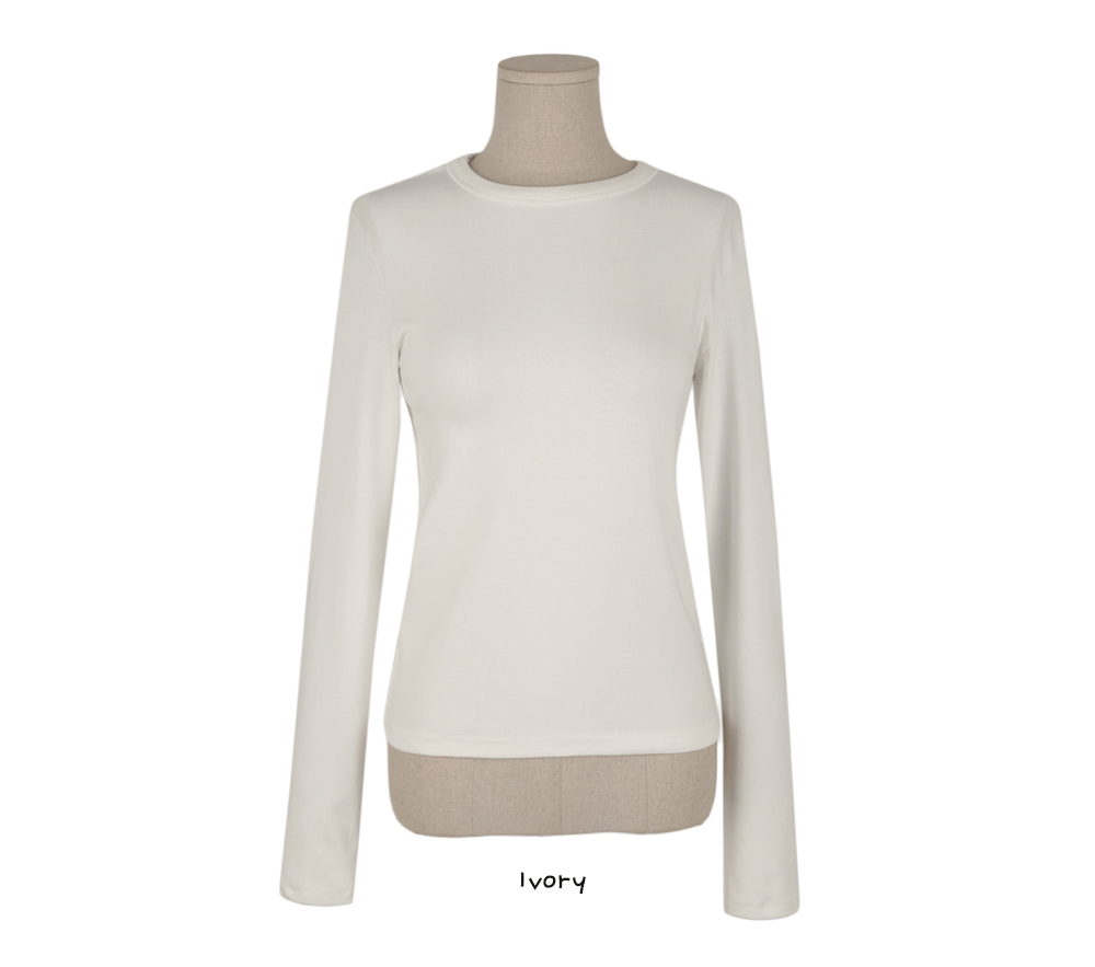 Basic Soft Modal Crew Neck T-Shirt
