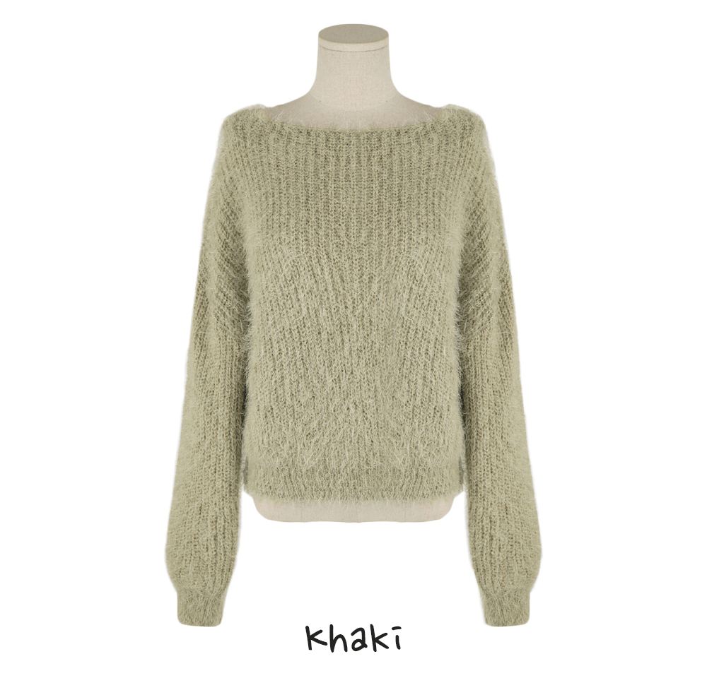 Boatneck Soft Knit Top