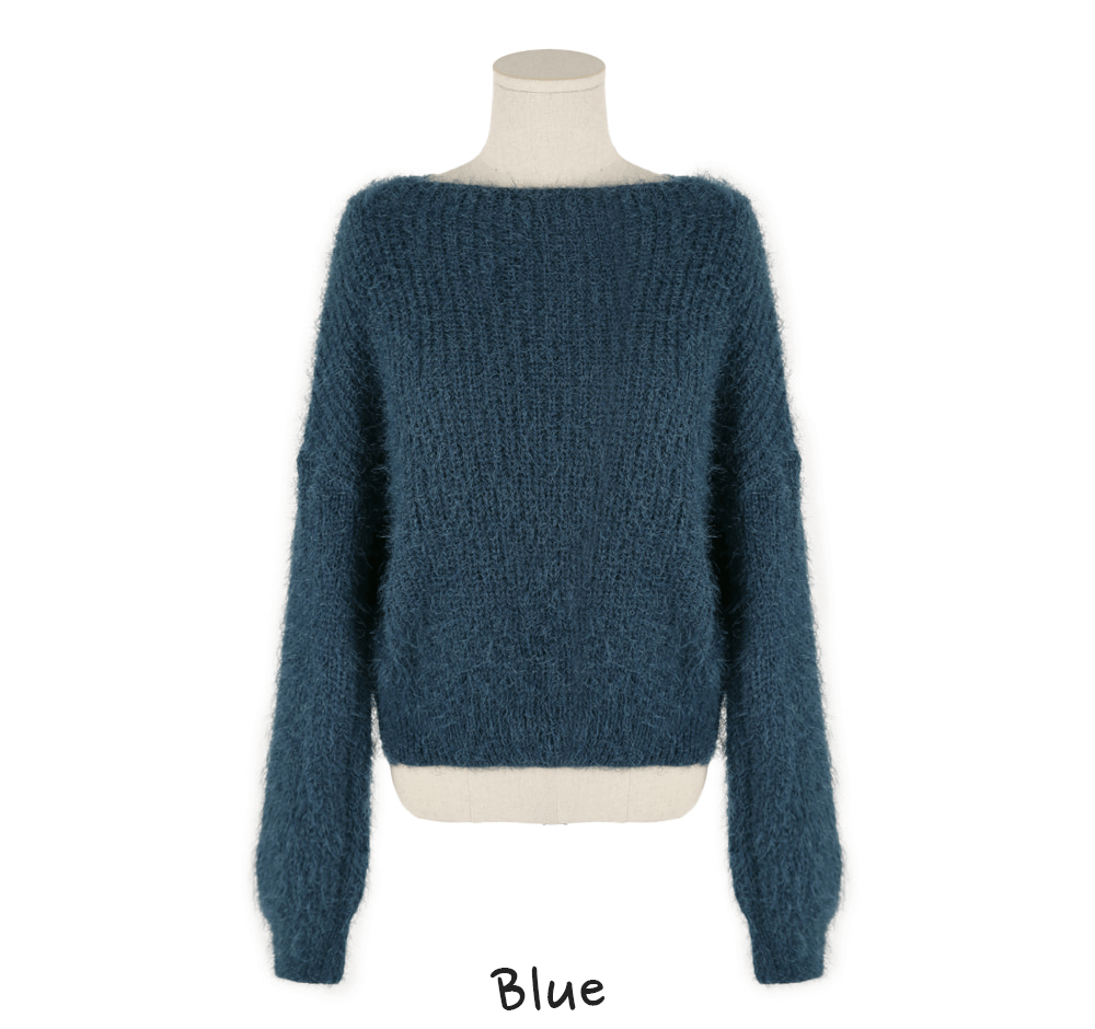 Boatneck Soft Knit Top