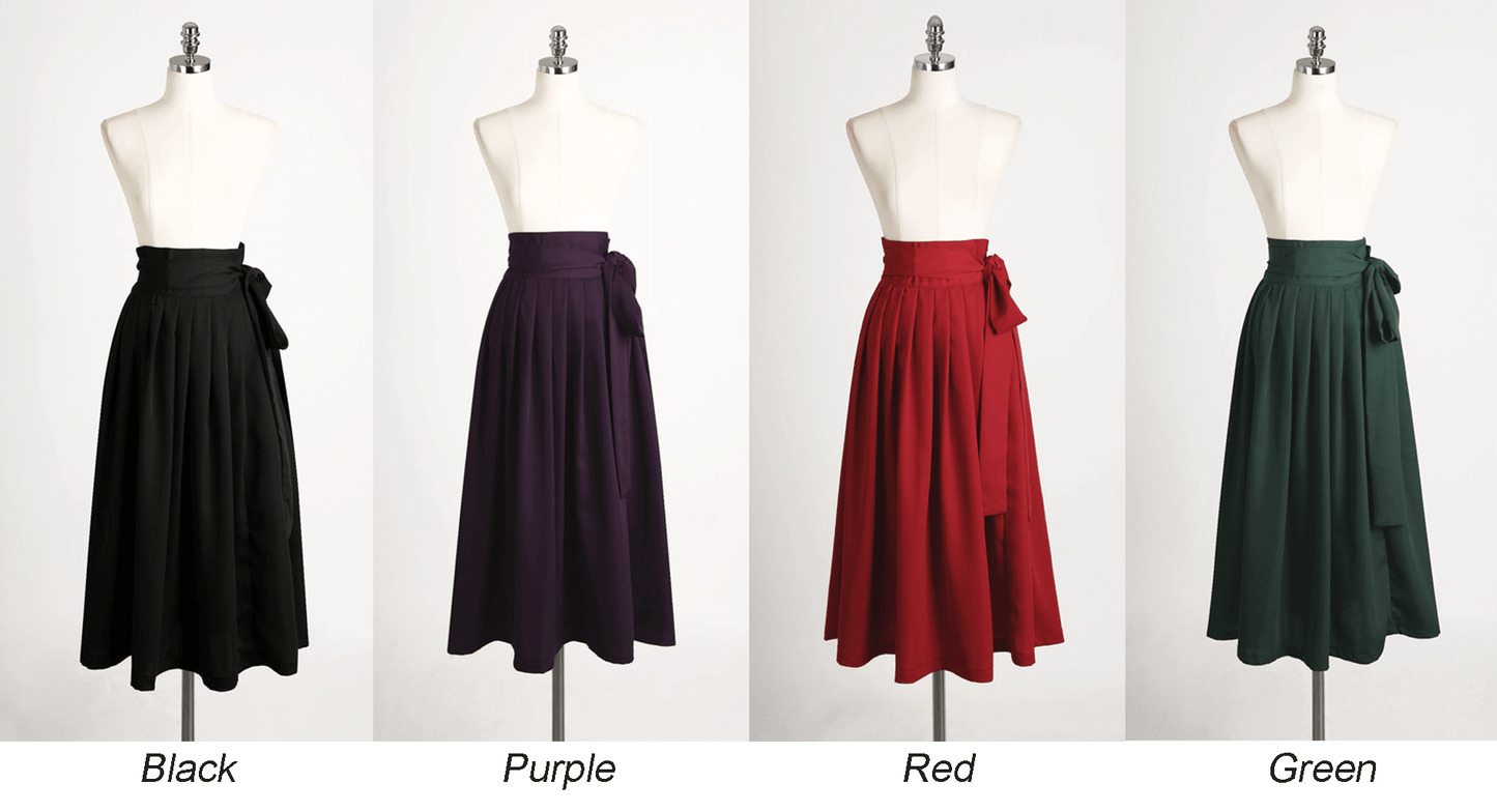 Basic Demure Modern Hanbok Wrap Skirt