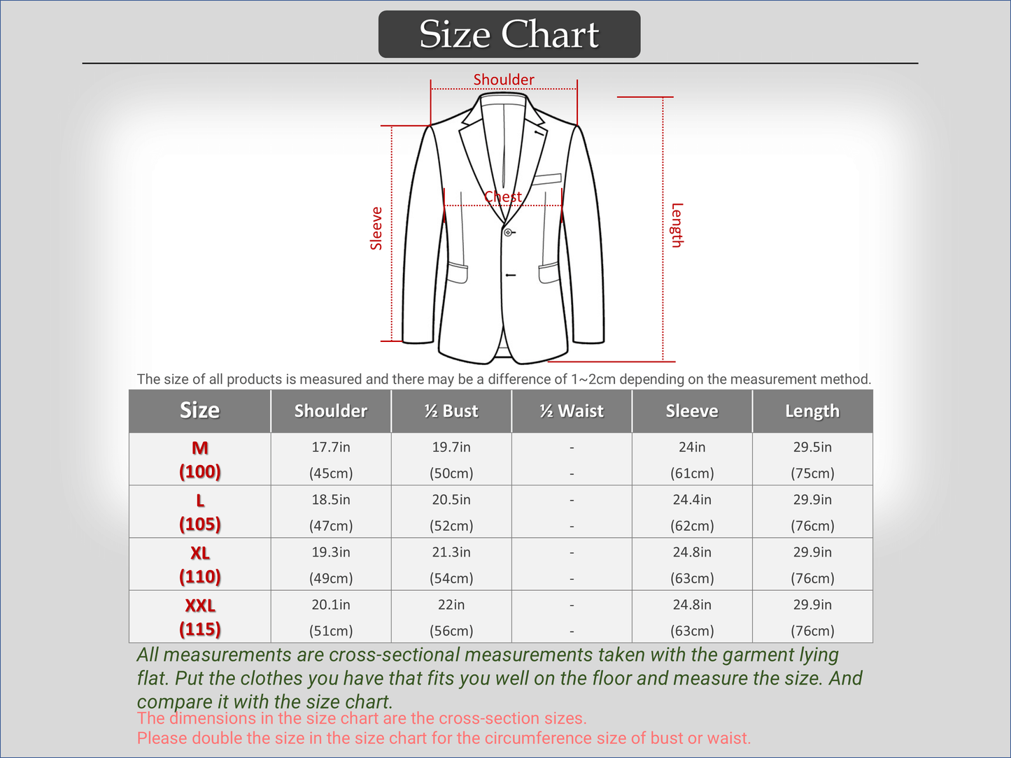 Black Corduroy Single Suit Jacket