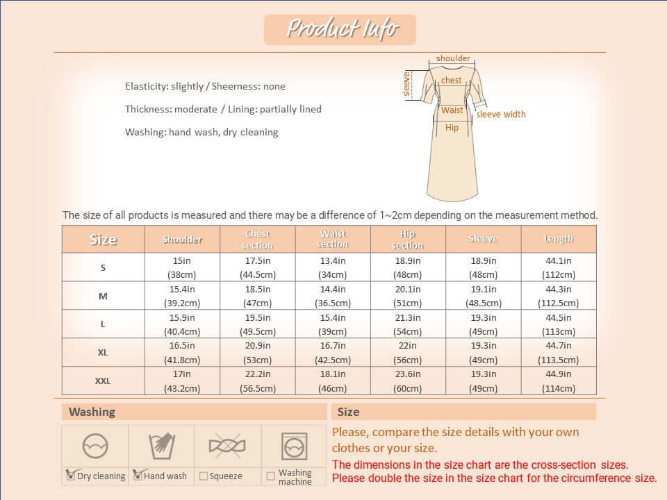 Elegant Semi-Mermaid Dress for Spring Fall / Korean Style V Neck Midi Dress / Clasic Simple Women Dress with Jewel Point