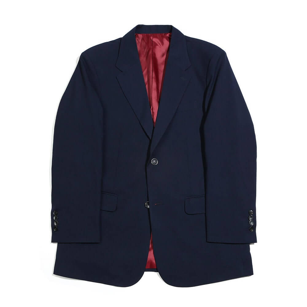 Basic Overfit Men's Single Suit Jacket in Navy Color / Single Breasted Jacket
