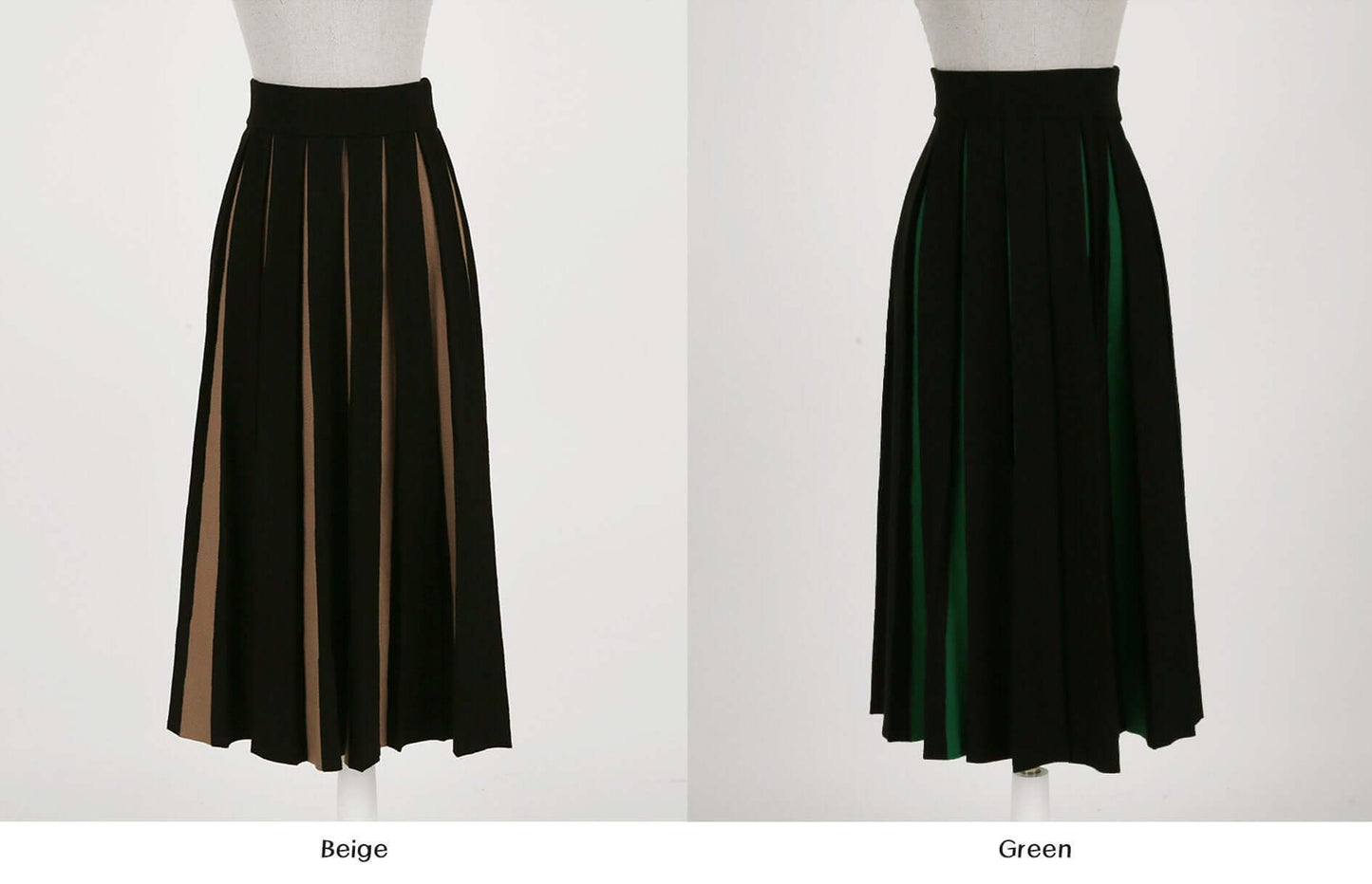 Elegant Feminin Knit Pleated Long Skirt / Korean Style Party Dress Skirt / Daily Dressy Warm Midi Skirt / Clasic Simple Fall Winter Skirt