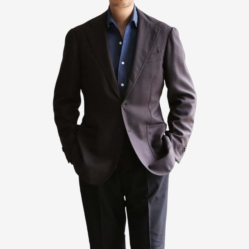 Classic Men's Long Sleeve Top Denim Dress Shirts / Korean Style Men Clothes / Office Look Top / Everyday Basic Soft Cotton Shirts