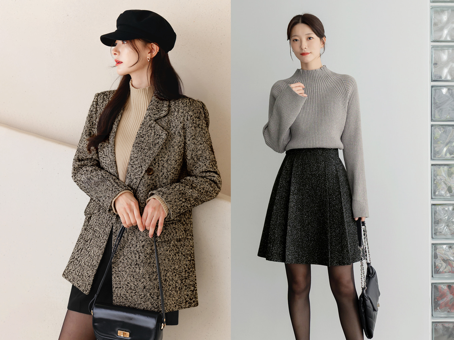 Soft Ribbed Longline Knit Top with Cozy Half‑Neck Fit