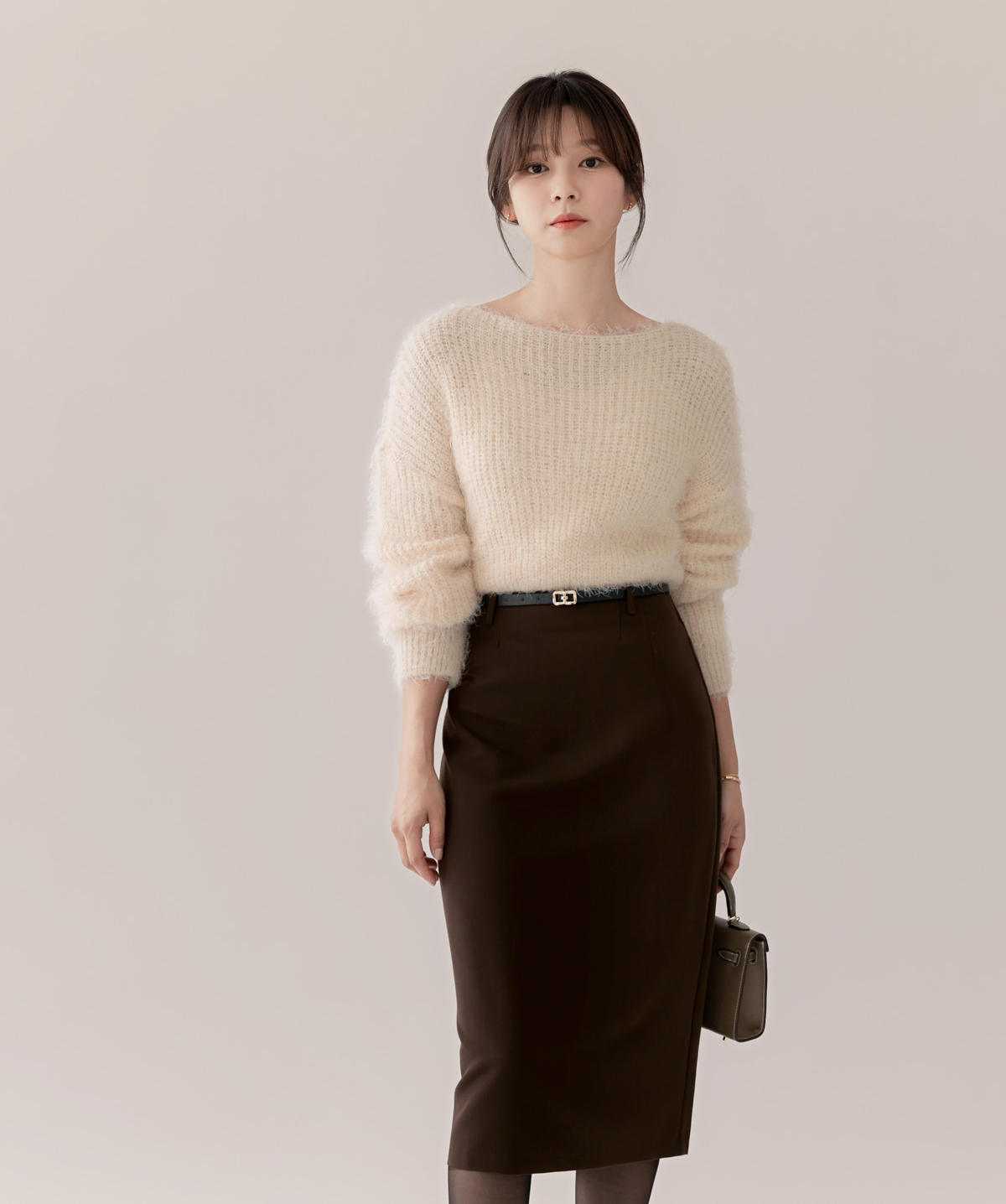 Boatneck Soft Knit Top