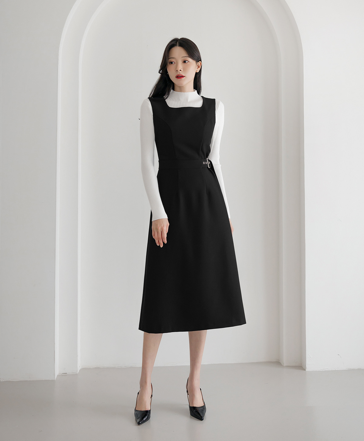 Soft Mock Neck Knit Top with Comfortable Everyday Fit