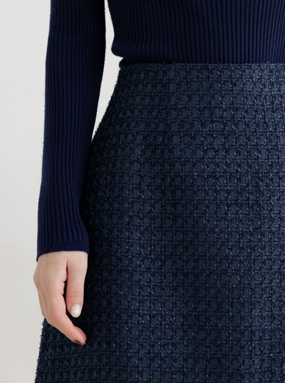 Soft Mock Neck Knit Top with Comfortable Everyday Fit