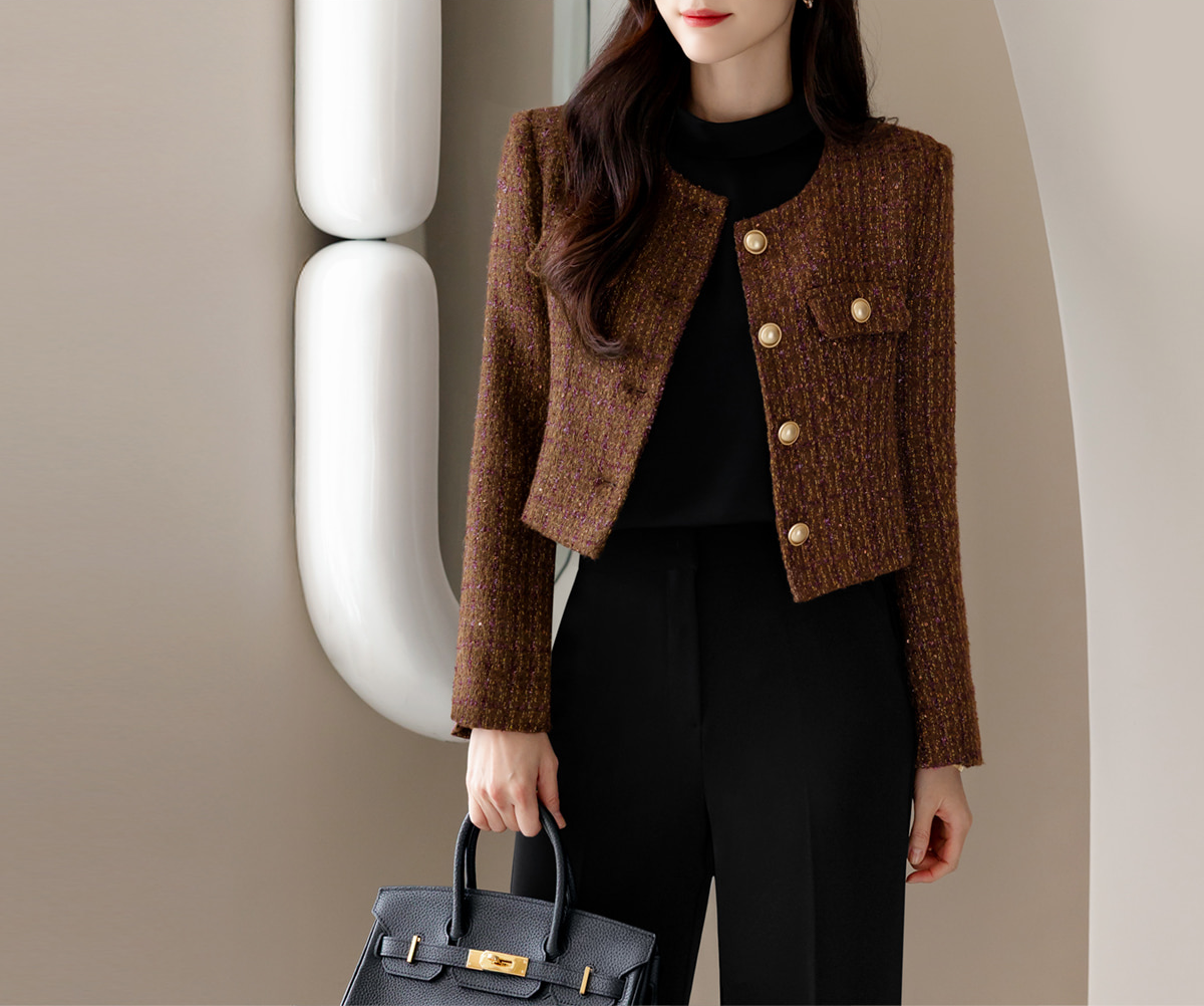 Elegant Mock Neck Blouse with Graceful Wing Sleeves