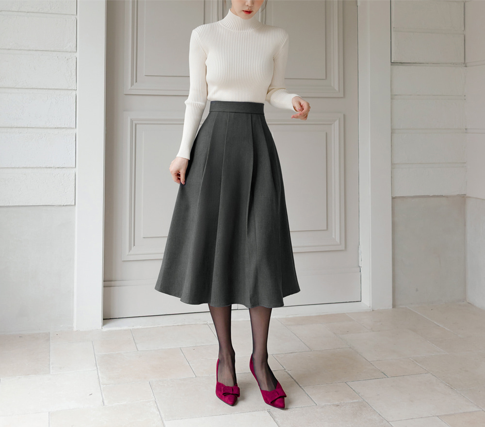 Cozy Ribbed Turtleneck Knit Top for Effortless Winter Layering