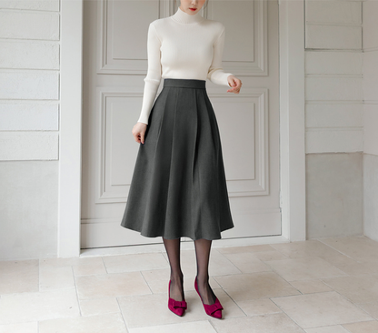 Cozy Ribbed Turtleneck Knit Top for Effortless Winter Layering