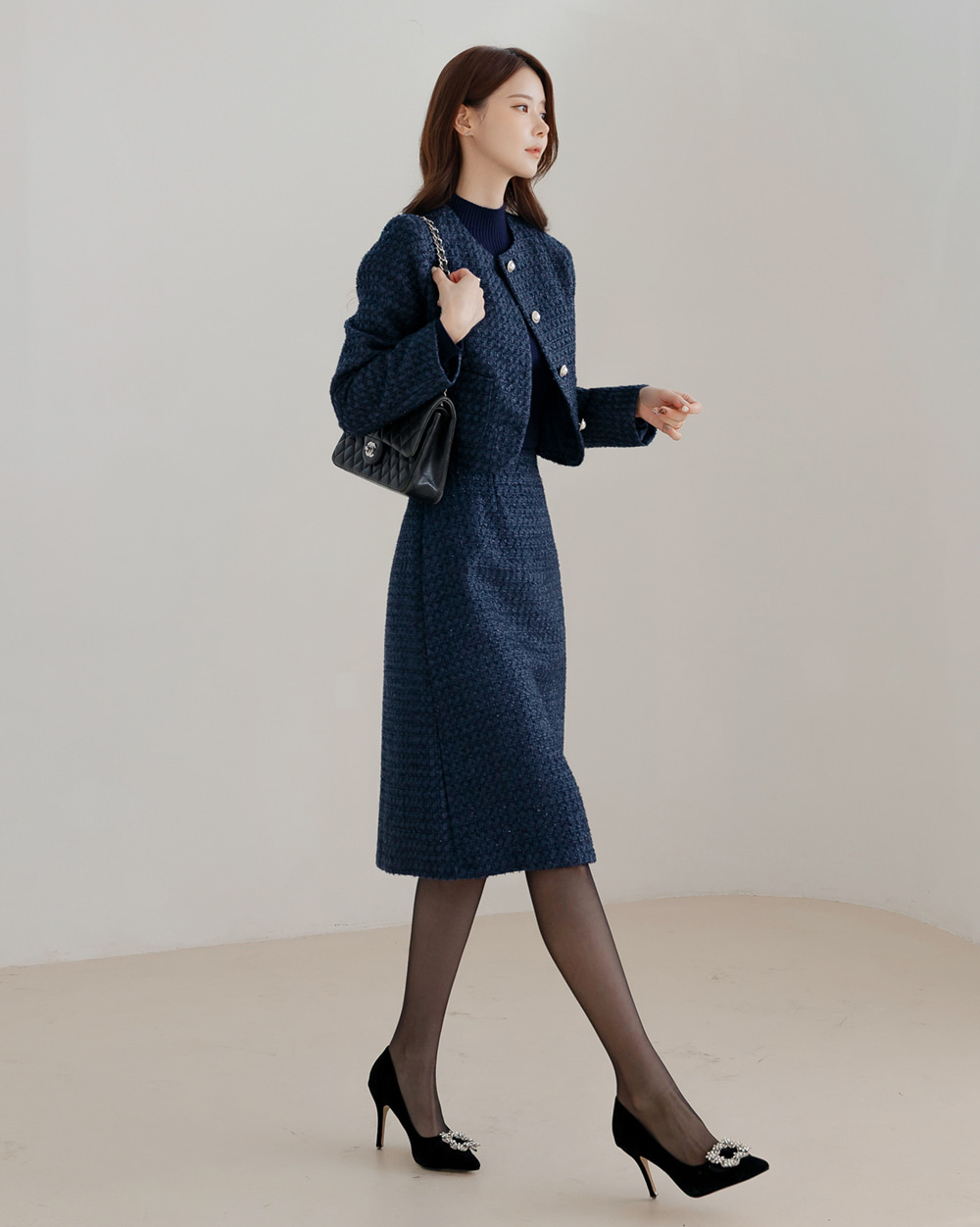 Soft Mock Neck Knit Top with Comfortable Everyday Fit