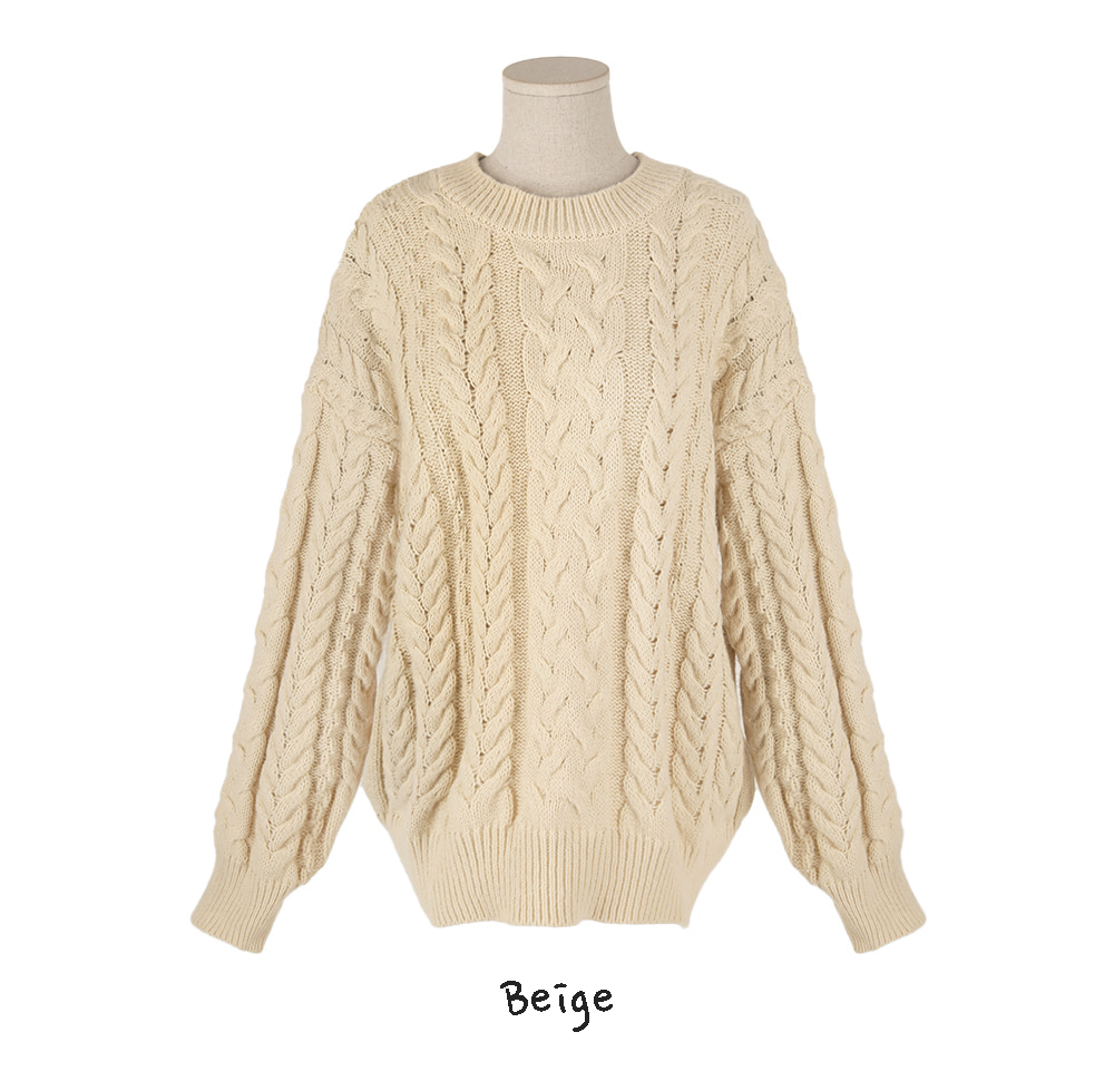 Cozy Cable Knit Sweater