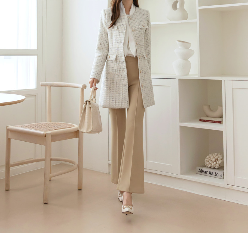 Lustrous Tie-Neck Blouse with Effortless Elegance