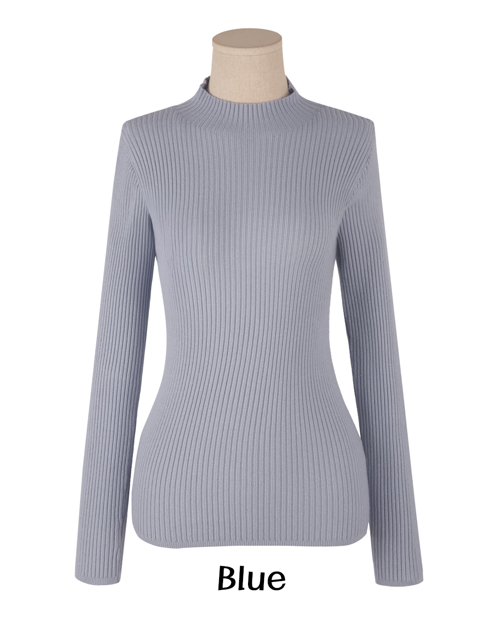 Soft Mock Neck Knit Top with Comfortable Everyday Fit