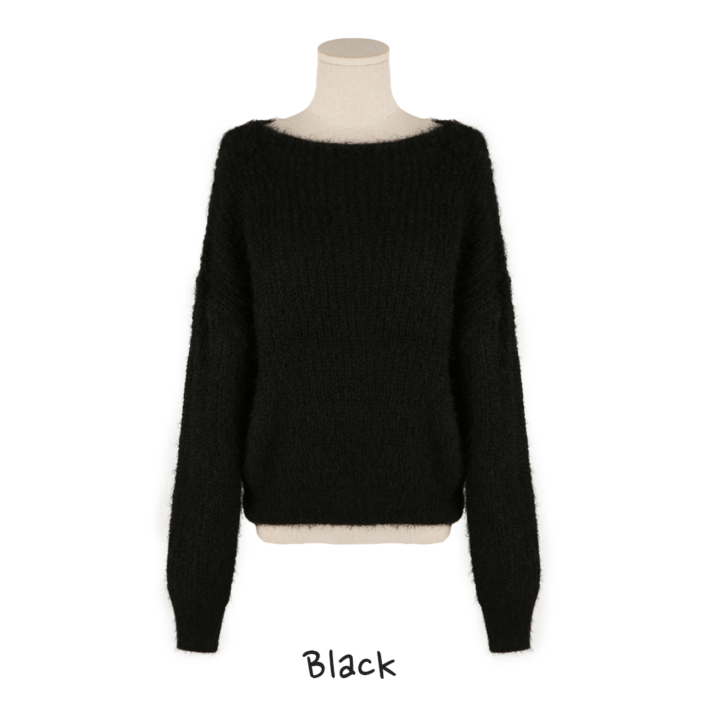 Boatneck Soft Knit Top