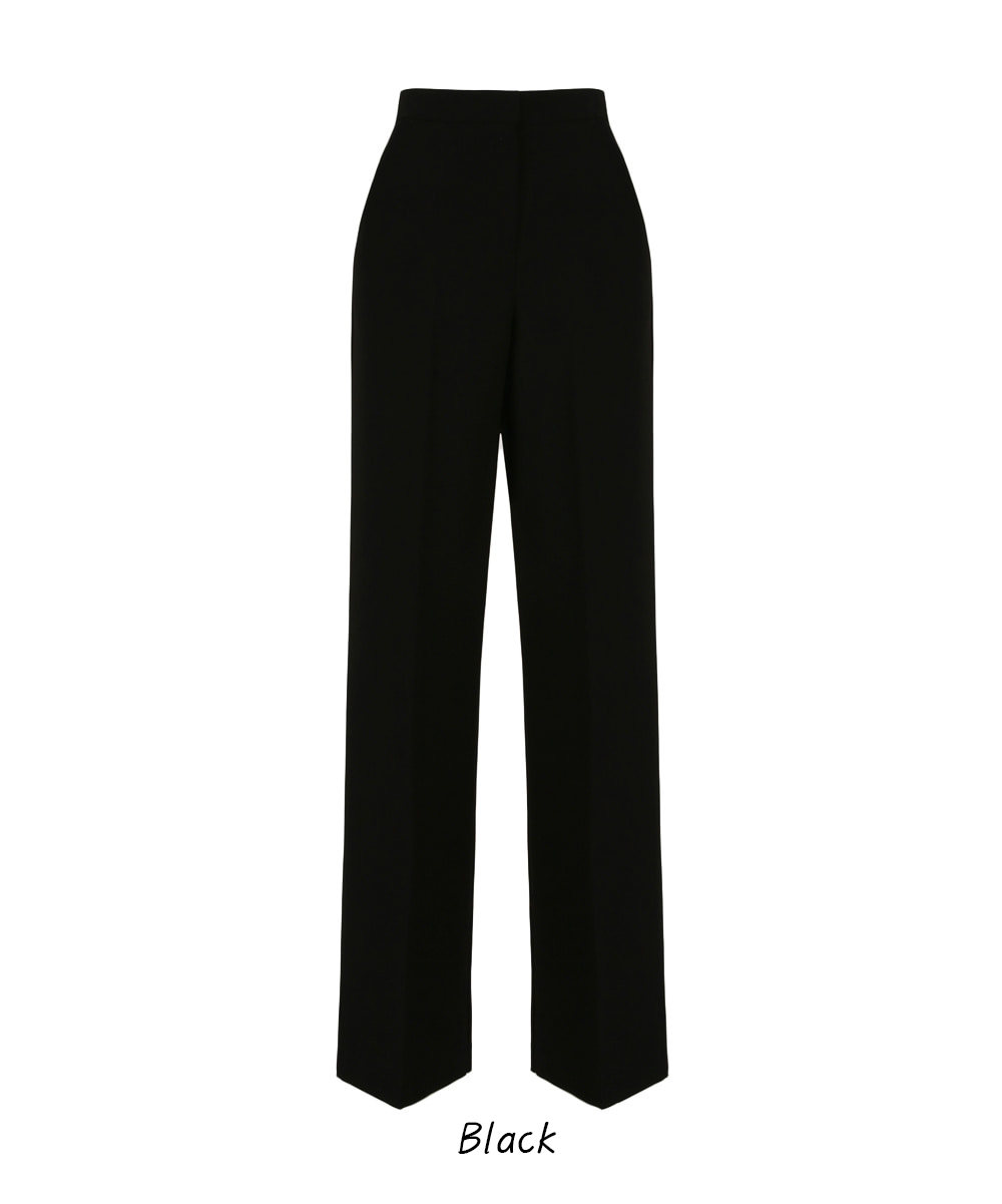 Fluid Wide-Leg Trousers with Tailored Pintuck Detail