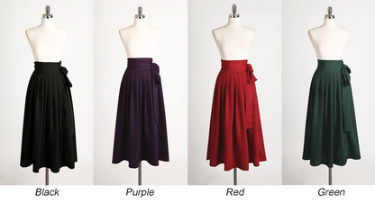 Basic Demure Modern Hanbok Wrap Skirt