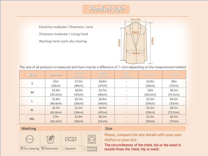 Women Basic Black Blazer / Korean Style Tailored Jacket for Women / One Button Jacket / Plus Size Jacket