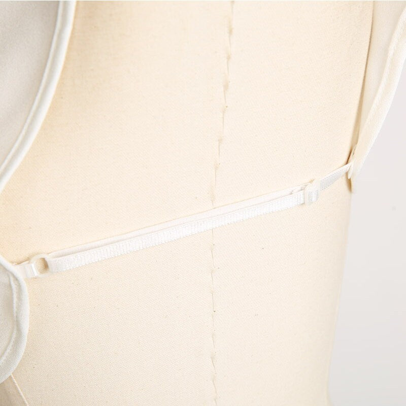 Elegant Feminine Inner Collar / Korean Style White and Gold Inner Collar / Luxury wear Elegant Collar