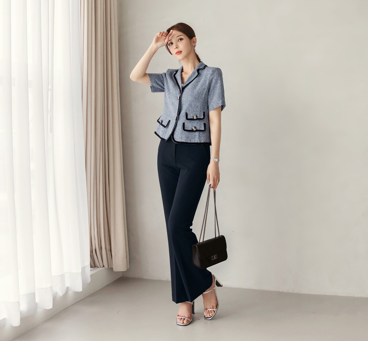 Basic Bootcut Pants for Women / Korean Style Pants, Comfortable Casual Office School Pants for S/S