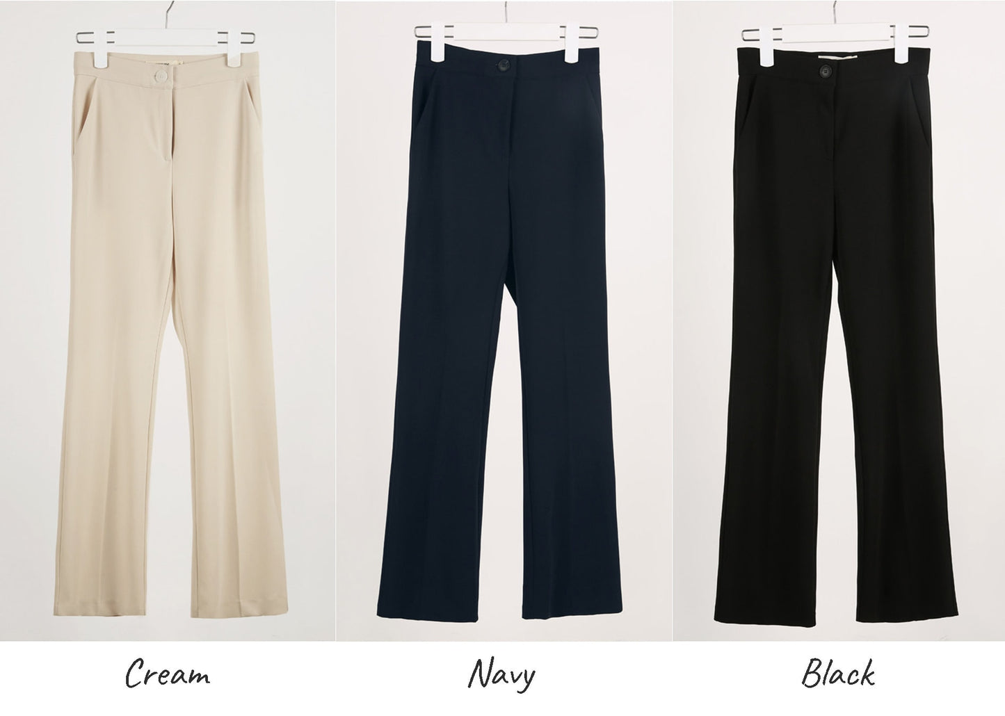 Basic Bootcut Pants for Women / Korean Style Pants, Comfortable Casual Office School Pants for S/S