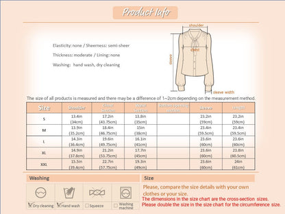 Elegant Unique Chiffon Blouse Top / Korean Style Feminin Style Blouse / Daily Blouse Jacket for Women