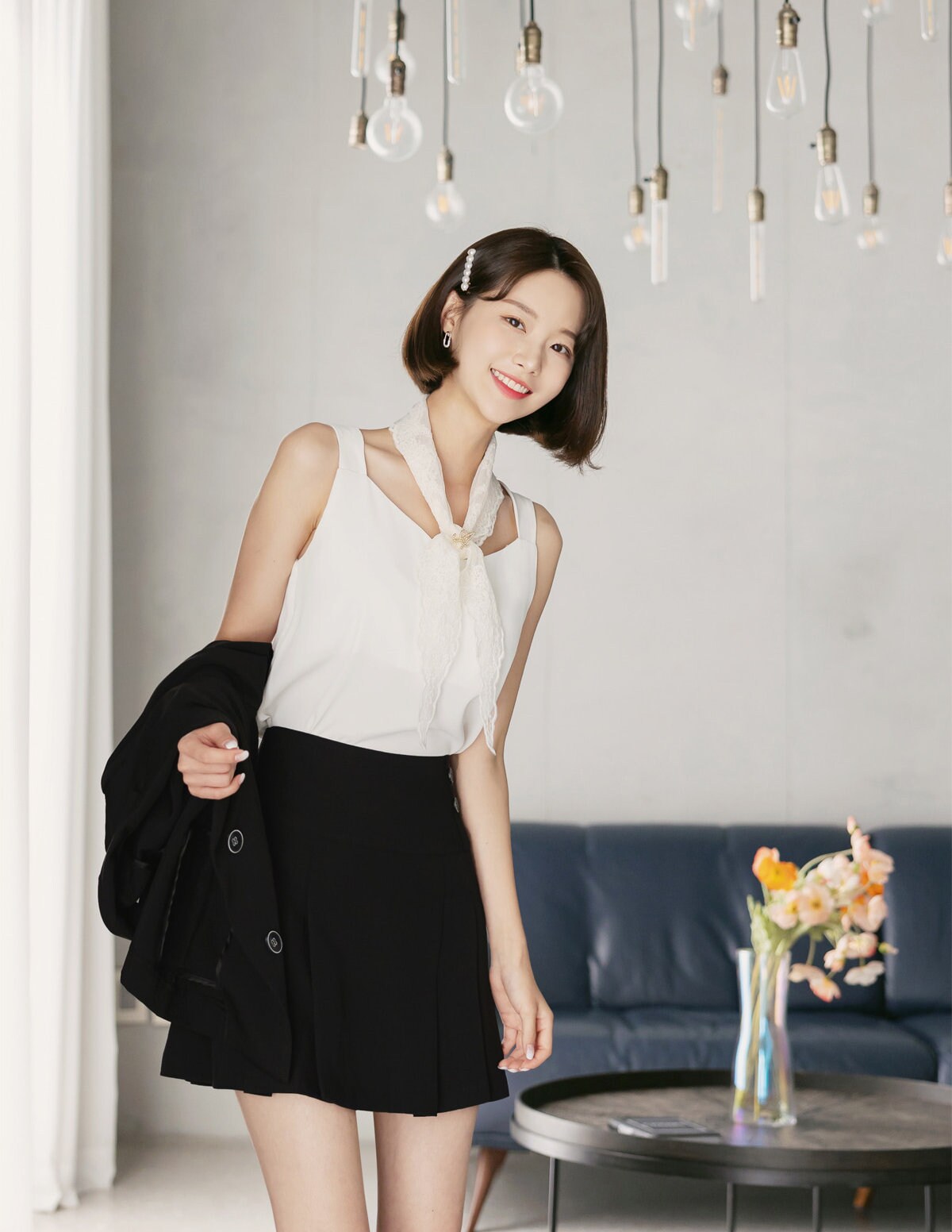 Elegant Feminin Set-Up Short Pants / Korean Style Mini Skirt Pants / Daily Mini Skirt Short Pants / Clasic Simple Skirt