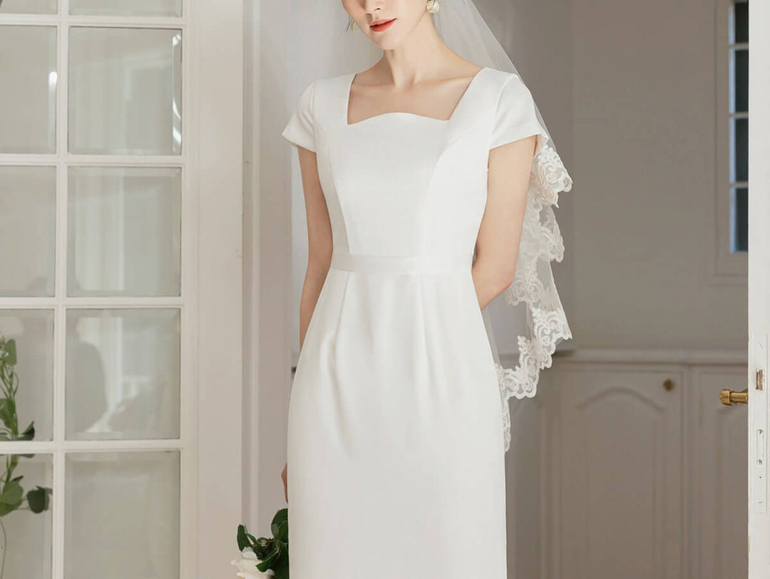 Elegant Ivory Wedding Dress - Bridal & Party Wear STUDIO731 Elegant Ivory Wedding Dress - Bridal & Party Wear STUDIO731