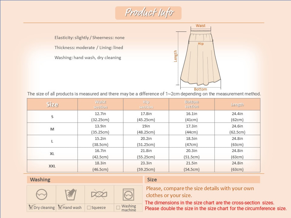 Korean Style High Waist Slim Midi Skirt / Elegant Office Look Skirt / Feminin Under Slit Skirt