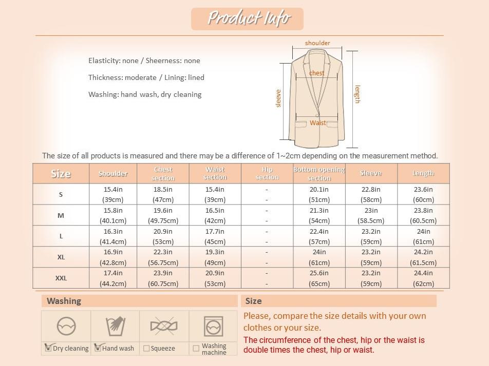 Elegant Tweed Jacket Blazer/ Korean Style Classic Cardigan Autumn Blazer / Long Sleeve Soft Jacket