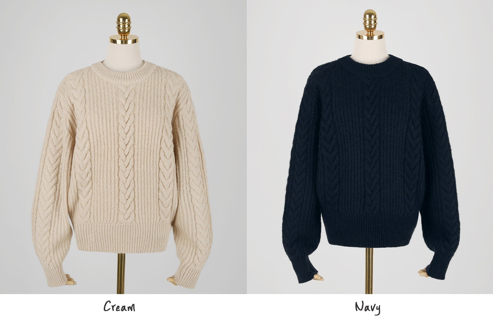 Long Sleeve Crew Neck Cozy Knit Top / Korean Style Women Clothes / Office Look Top / Everyday Basic Soft Knit Top for Winter