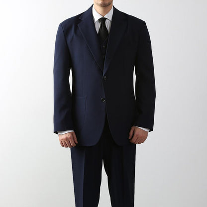 Classic Fit Men's Basic Single Suit Jacket in Navy Color / Single Breasted Jacket