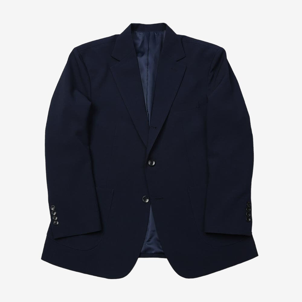 Classic Fit Men's Basic Single Suit Jacket in Navy Color / Single Breasted Jacket