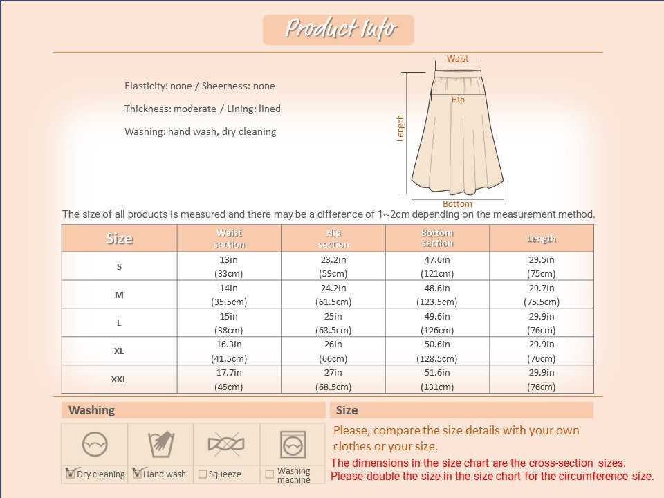 Classic Feminin Flare Skirt / Korean Style Party Dress Skirt / Daily Dressy Midi Skirt / Elegant Simple Flare Skirt