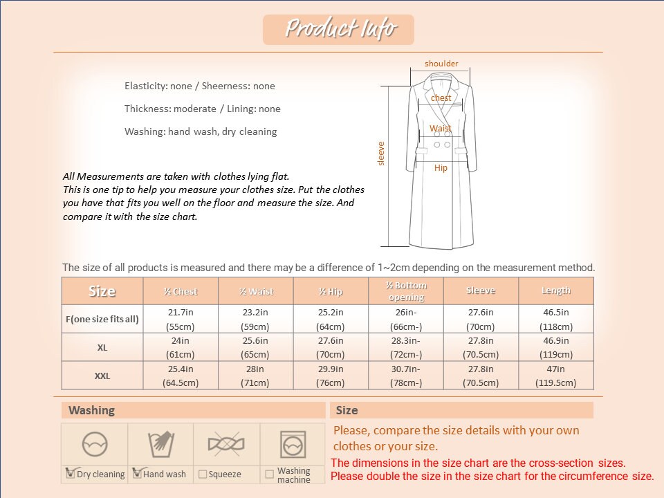 Elegant Feminine Classic Trench Coat / Korean Style Trench Long Jacket for Women / Women Long Double Breasted Coat with Belt