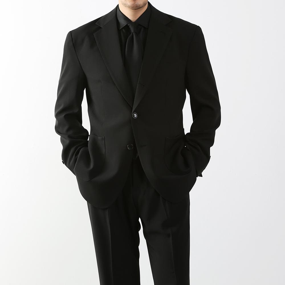 Classic Fit Men's Basic Single Suit Jacket in Black Color / Single Breasted Jacket