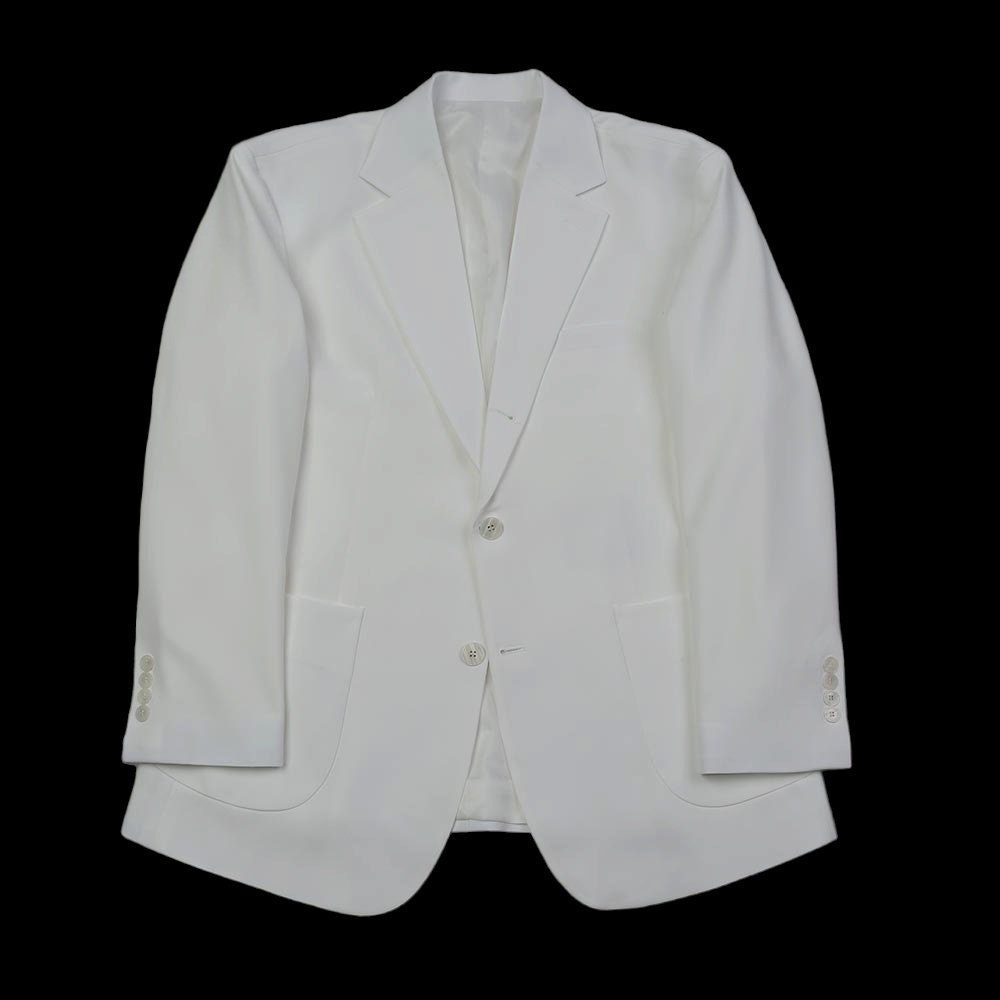 Classic Fit Men's Basic Single Suit Jacket in Ivory Color / Single Breasted Jacket